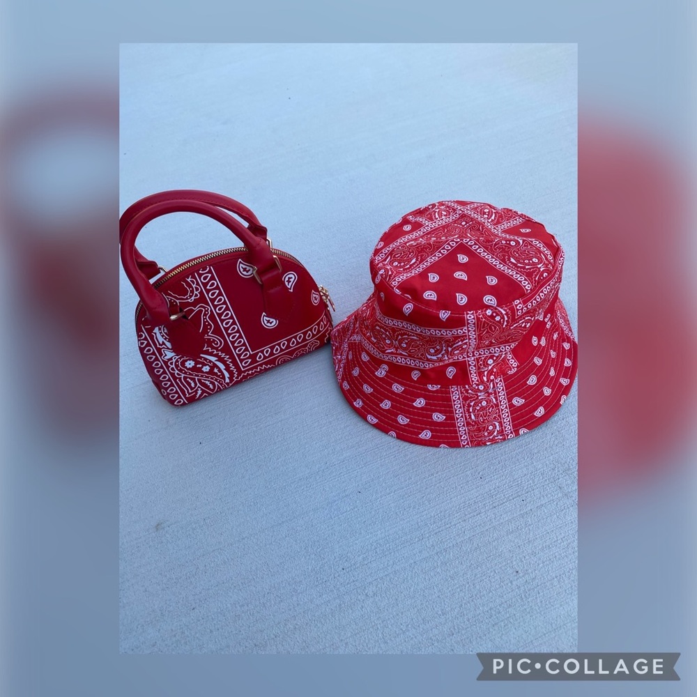 Red Bandanna set 40$